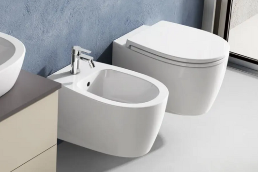 DEMY VASO + BIDET SOSPESO + SEDILE RALLENTATO