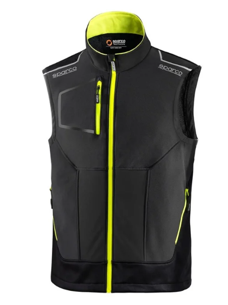 GILET ILLINOIS SPARCO GRIGIO/GIALLO