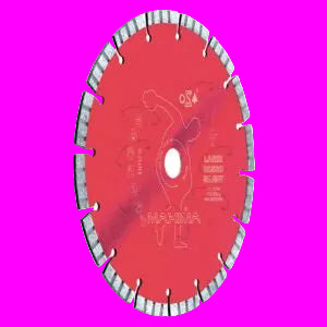 DISCO MAXIMA LASER ROSSO SILENT 115 - cemento, laterizi