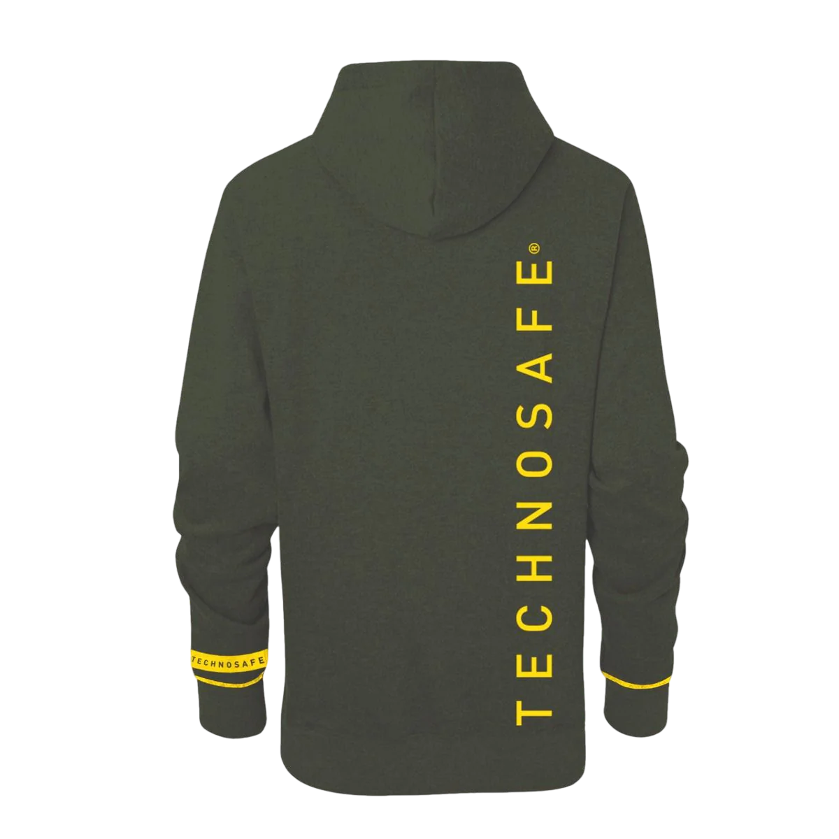 FELPA FULL ZIP TECHNOSAFE GREEN