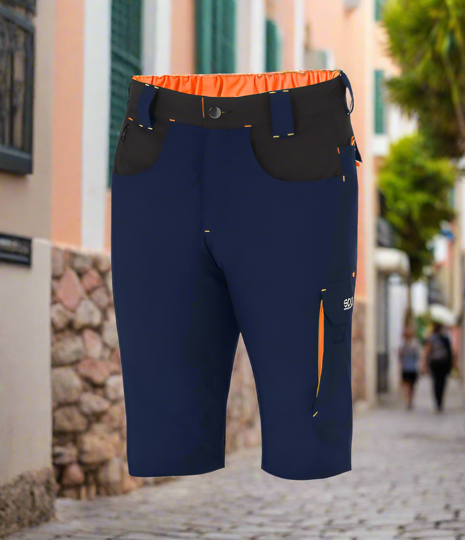 BERMUDA LAVAREDO SPARCO BLU/ARANCIO