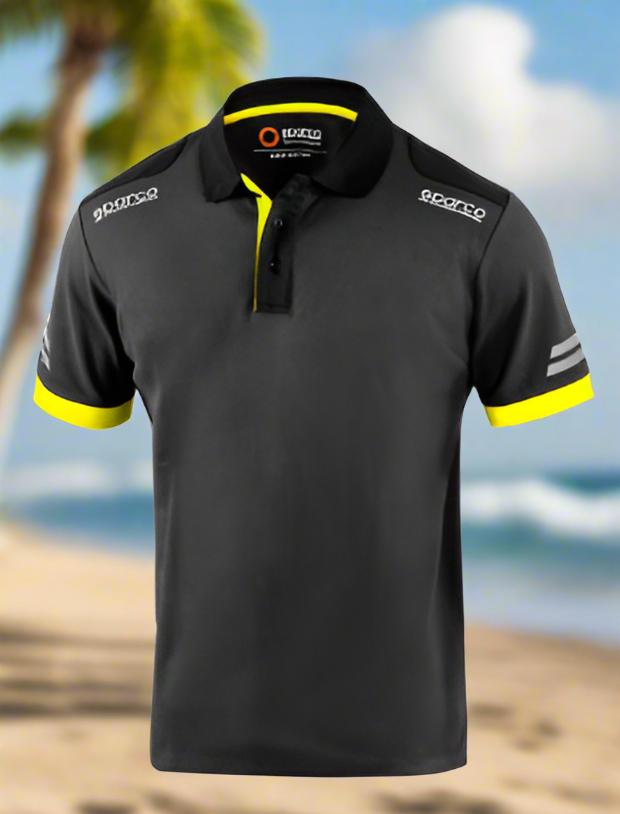 T SHIRT TUCSON SPARCO GRIGIO/GIALLO