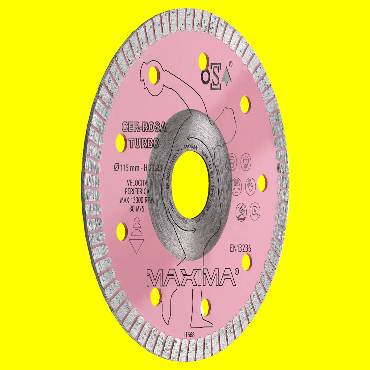DISCO CER ROSA TURBO 350 - piastrelle -