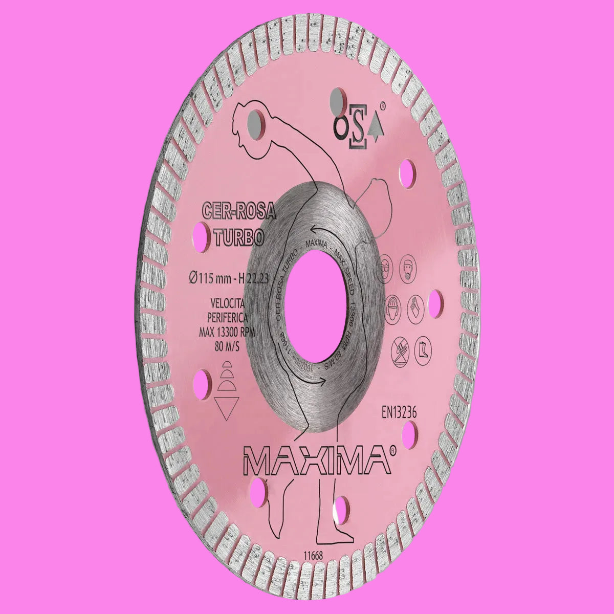DISCO MAXIMA CER ROSA TURBO 85 - piastrelle