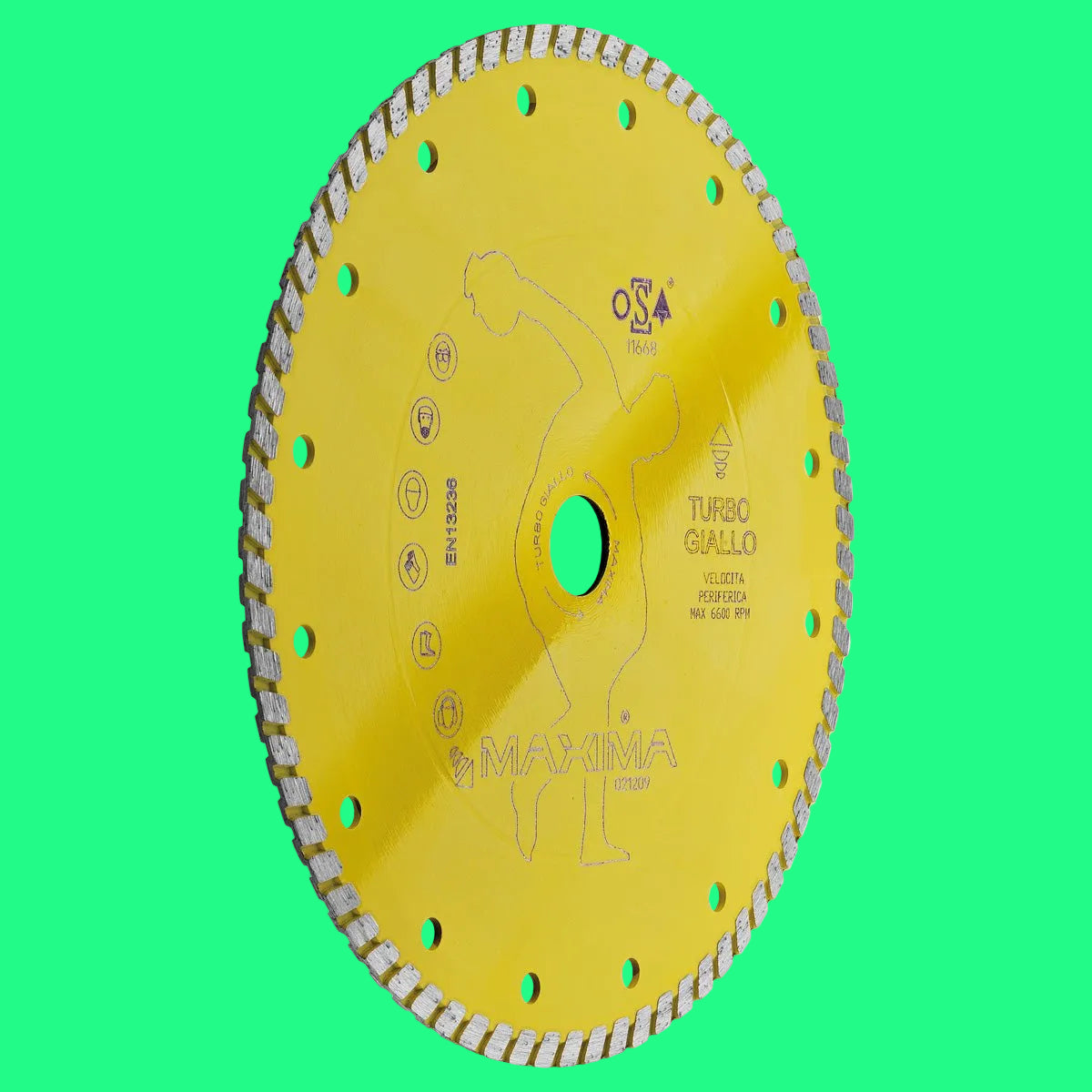 DISCO TURBO GIALLO 115 - universale -