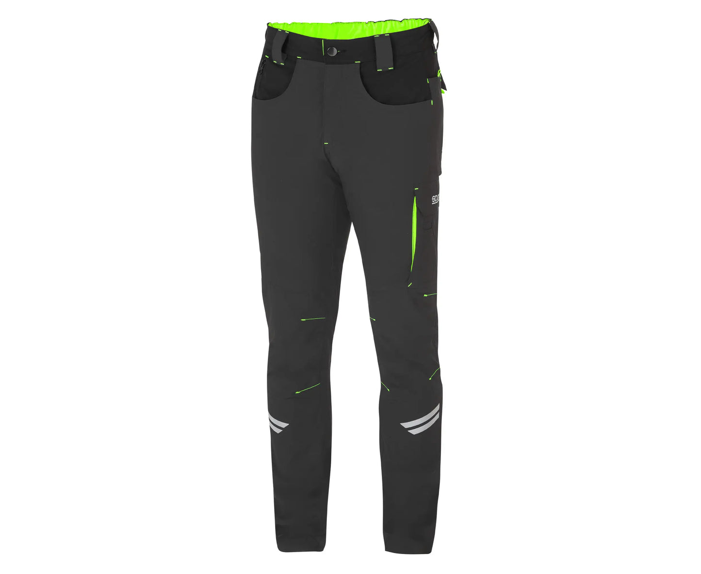 PANTALONE KANSAS LIGHT SPARCO GRIGIO/VERDE
