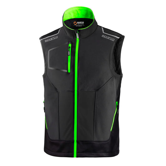 GILET ILLINOIS SPARCO GRIGIO/VERDE