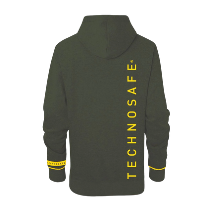 FELPA FULL ZIP TECHNOSAFE GREEN